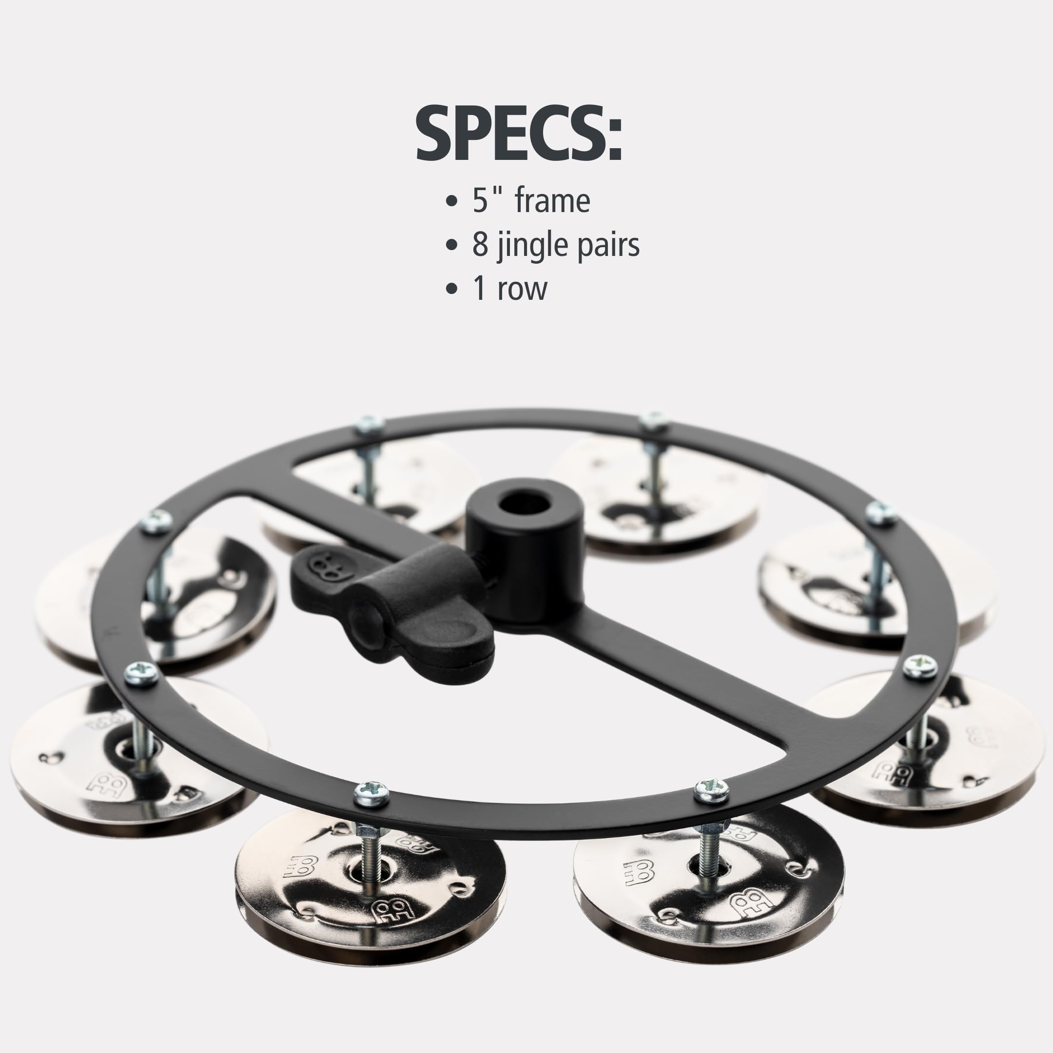 Meinl Tambourines HTHH1BK Hihat Tambourine schwarz Stahl