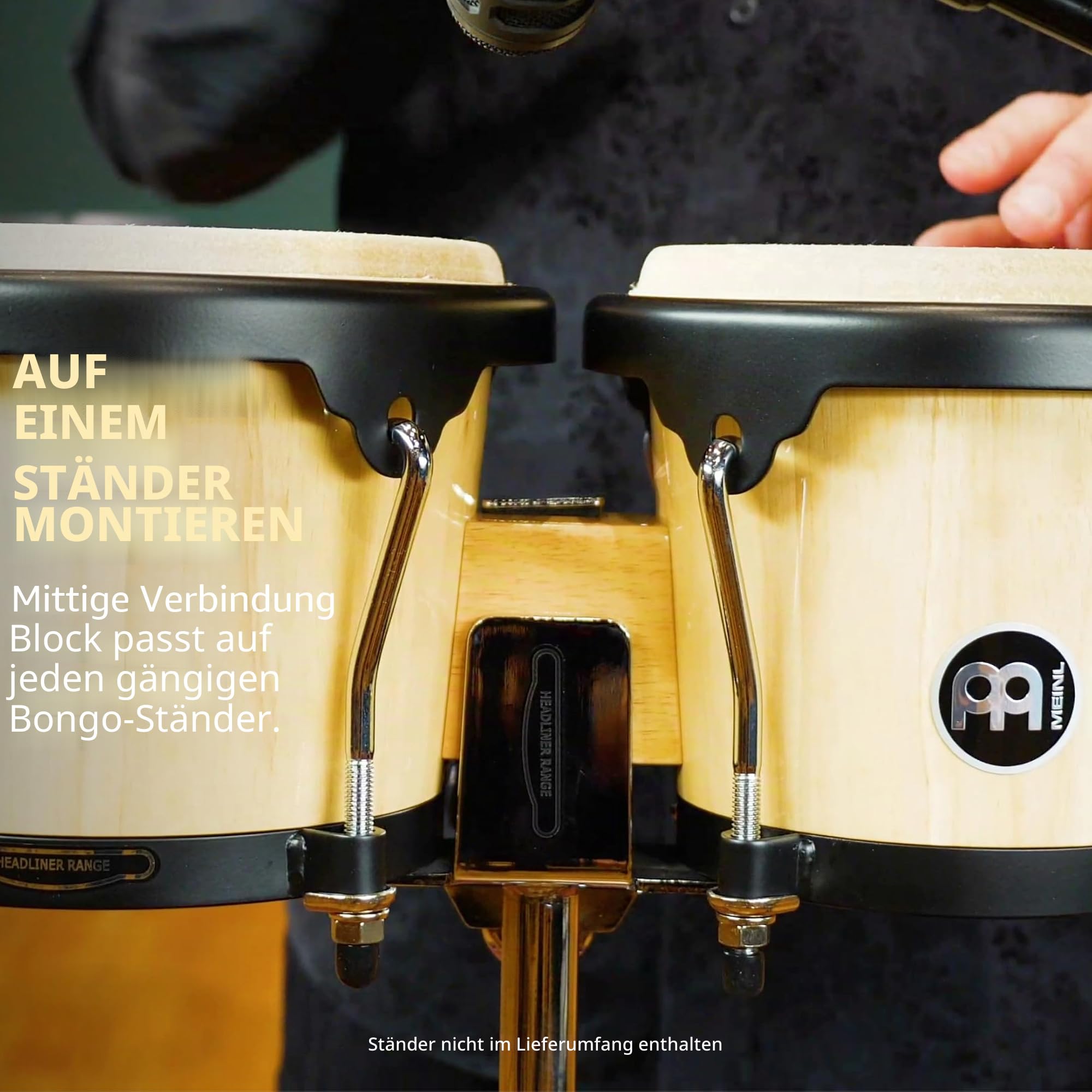 Meinl Headliner HB100NT Bongos Natur Büffelfell