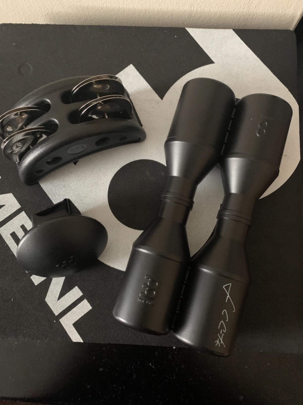 MEINL Hand Percussion PP-2 Cajon Perc Pack Zubehör-Set Schwarz