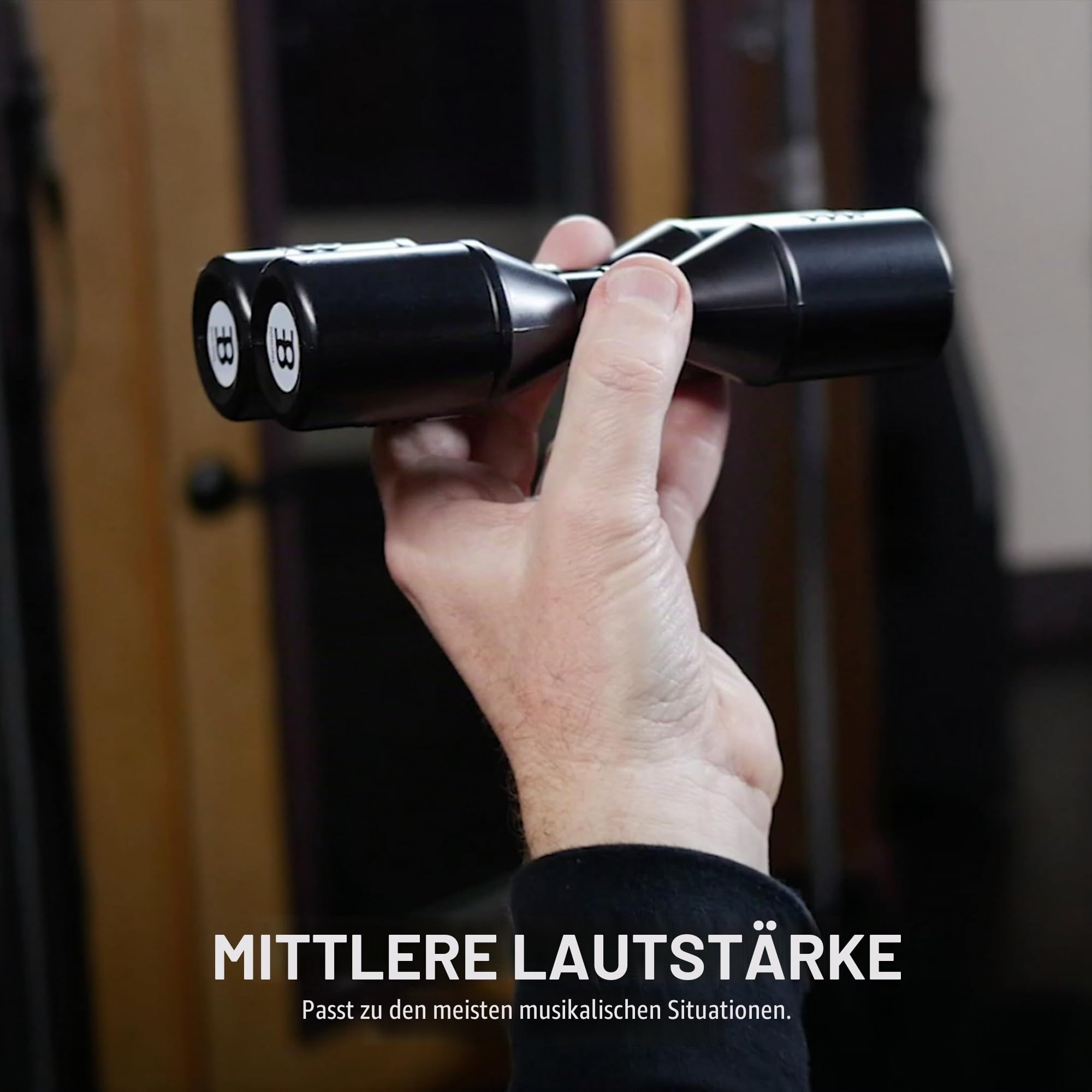 Meinl Hand Percussion SH4BK Luis Conte Shaker schwarz 17 cm