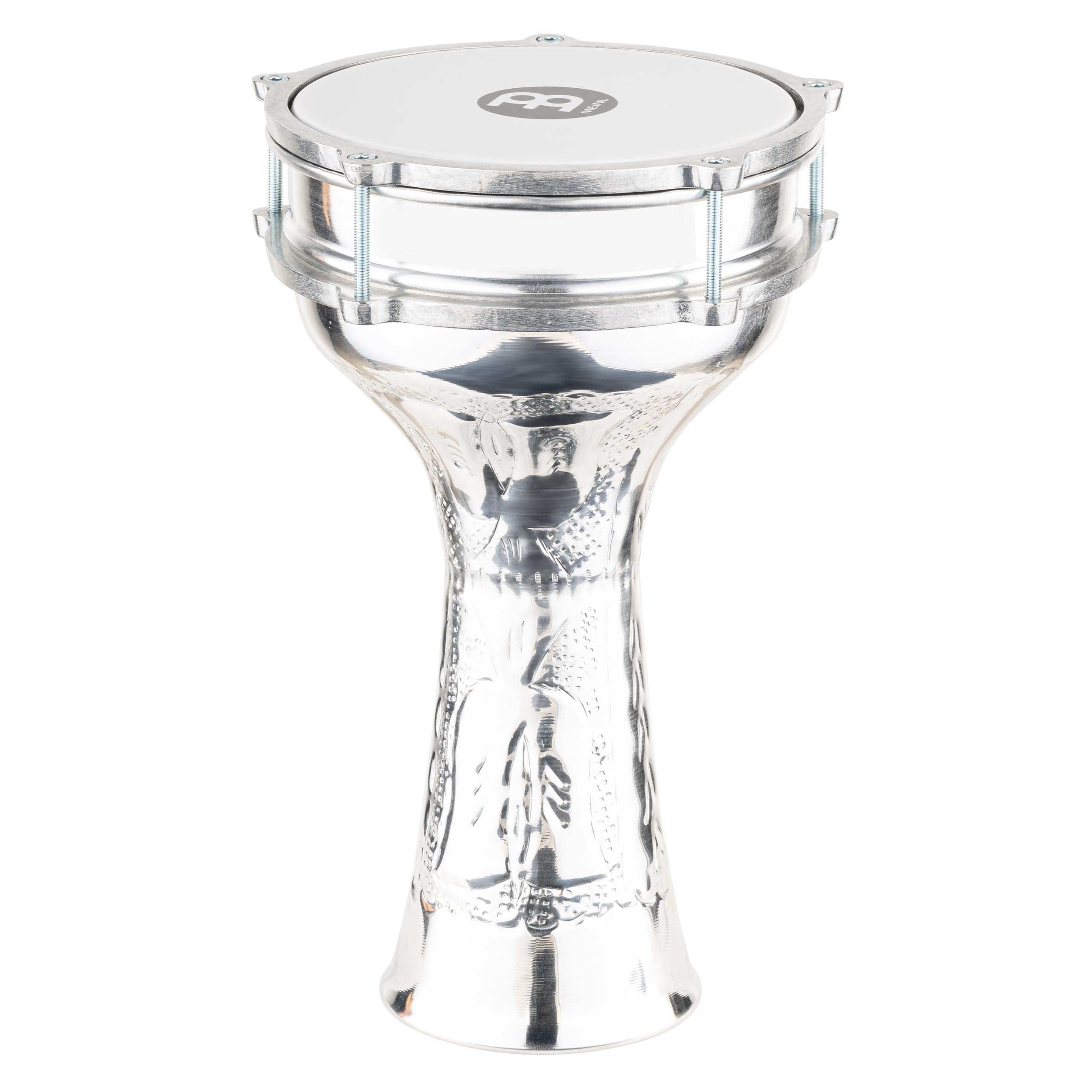Meinl HE-113 Darbuka Aluminium Silber 7,25 Zoll Kunststofffell
