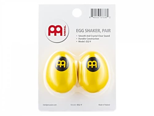 MEINL Hand Percussion ES2-Y Egg Shaker Gelb Kunststoff