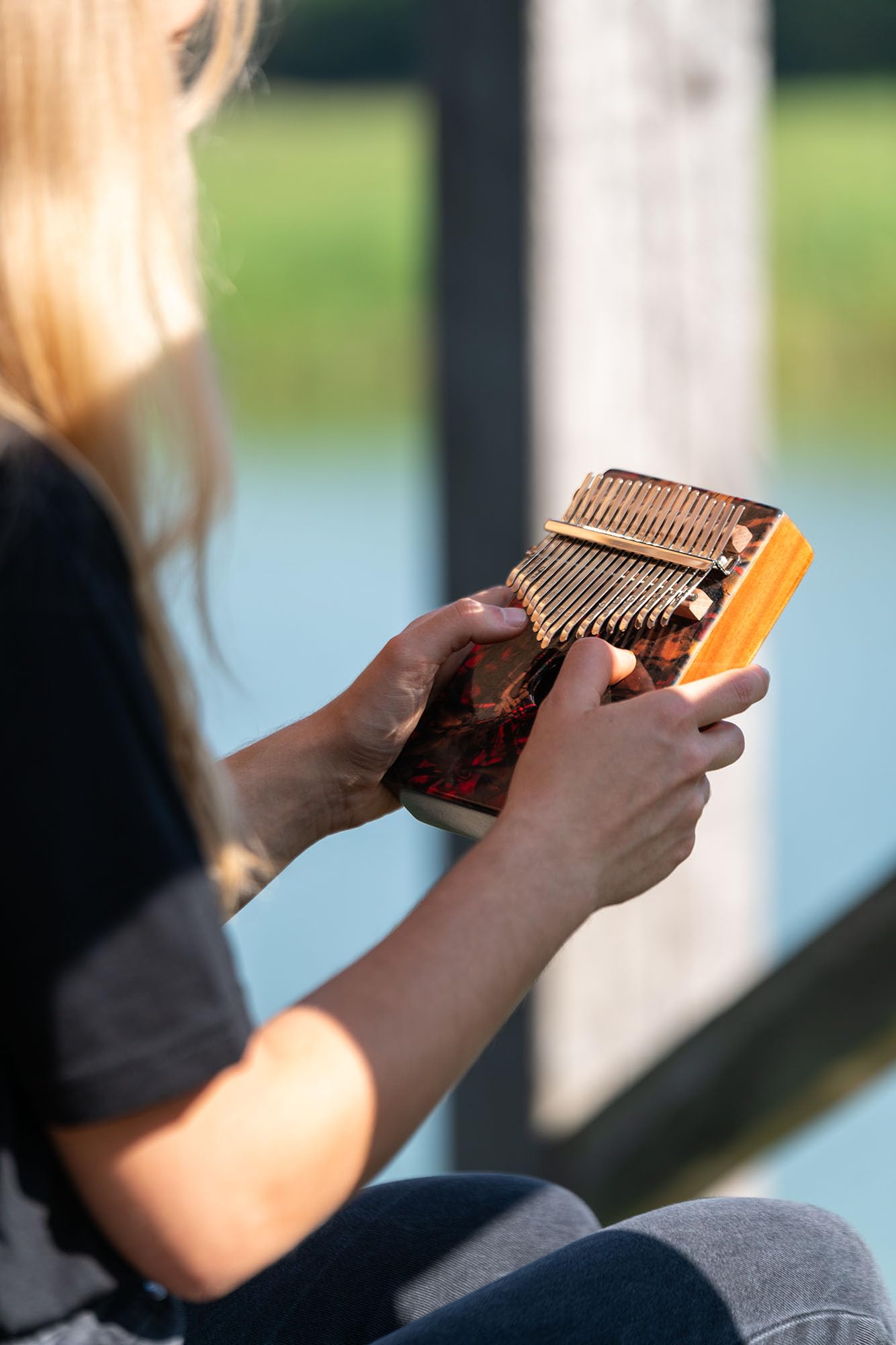MEINL KA17LV Kalimba 17 Zungen C-Dur mehrfarbig