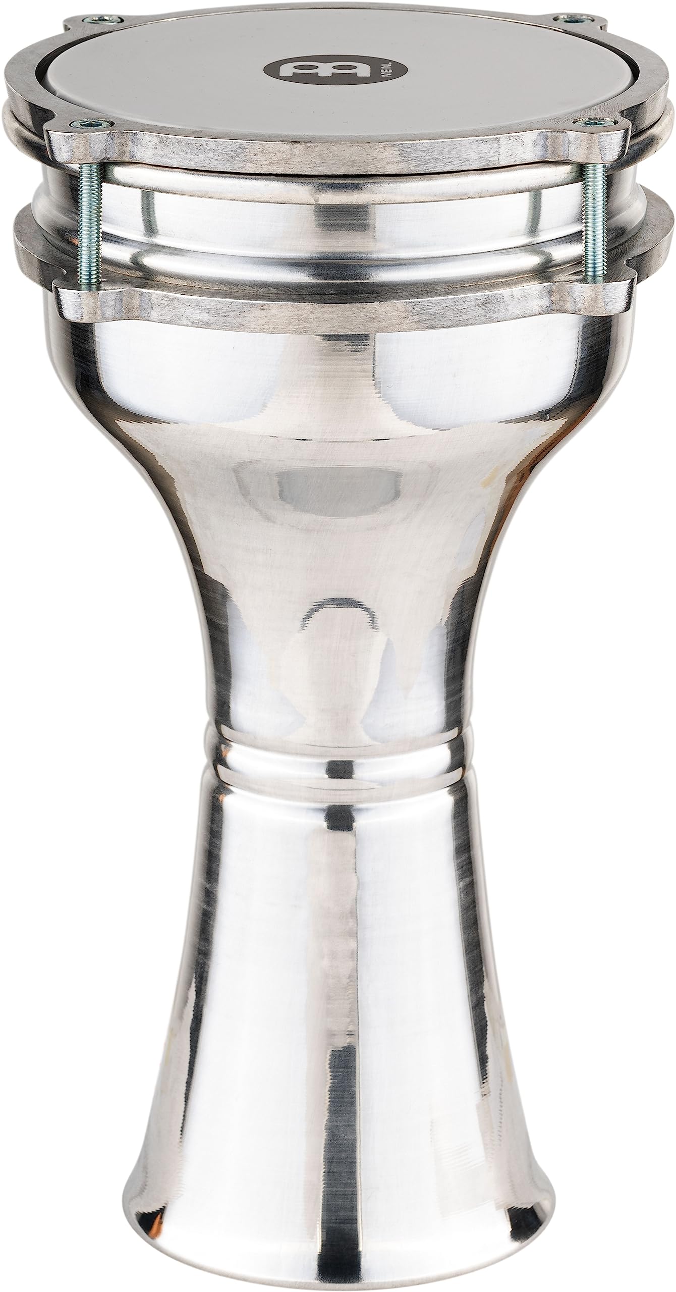 Meinl HE-101 Darbuka Aluminium Silber Kunststofffell