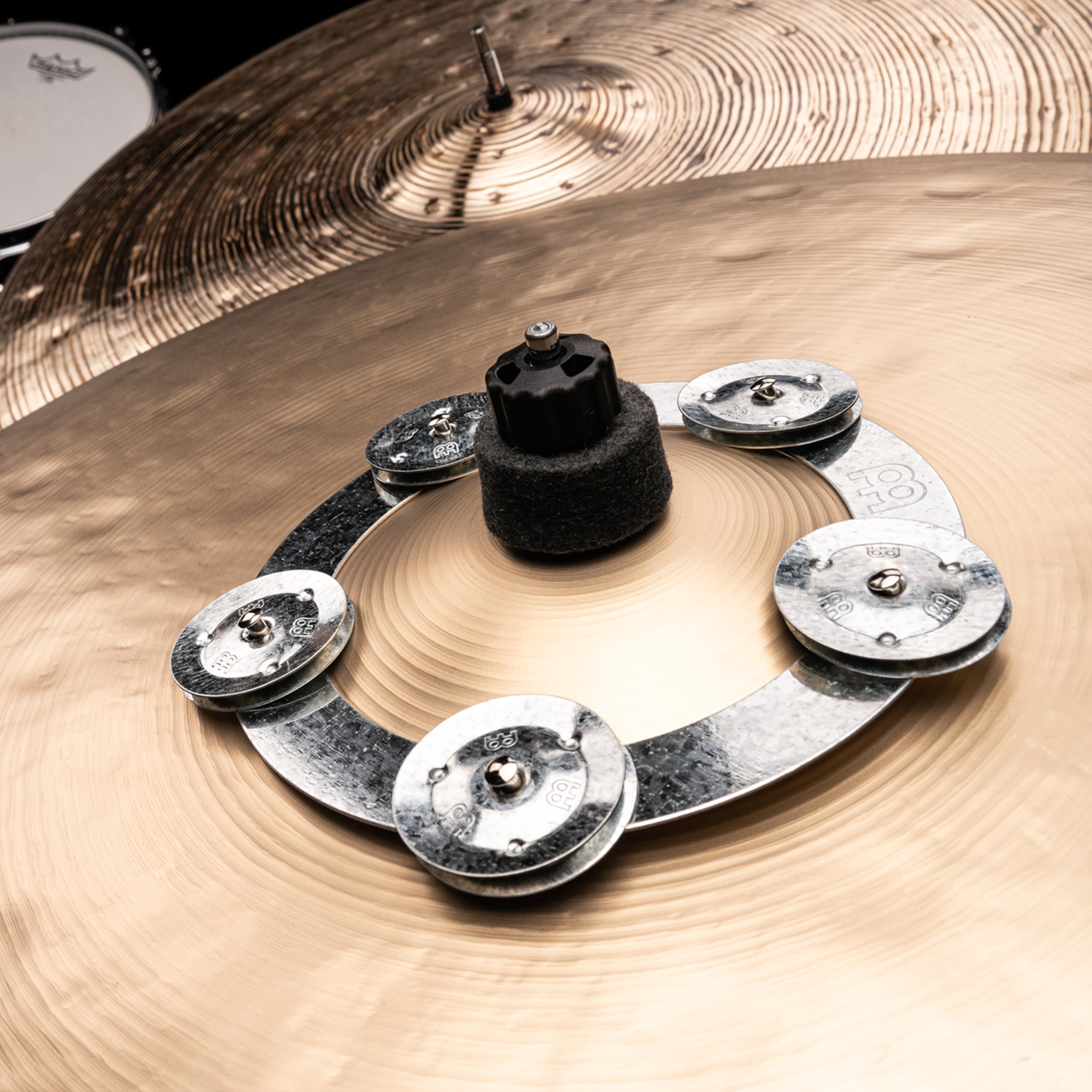 Meinl Tambourines DCRING Dry Ching Ring Zink für Becken