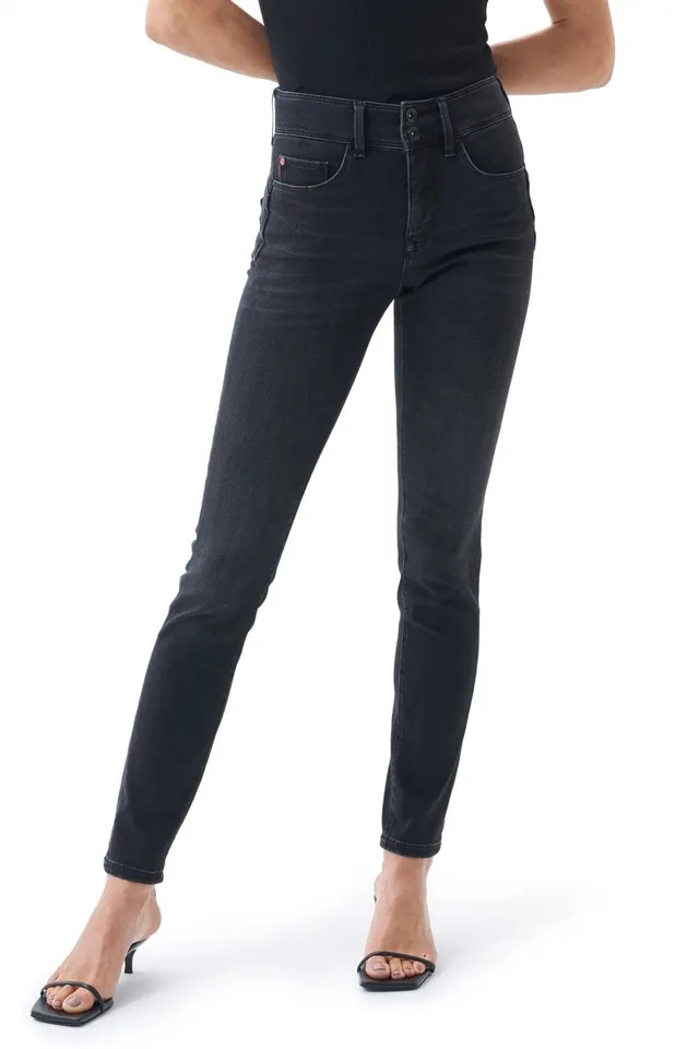 Salsa Secret Push In Skinny Jeans dunkel Größe 28