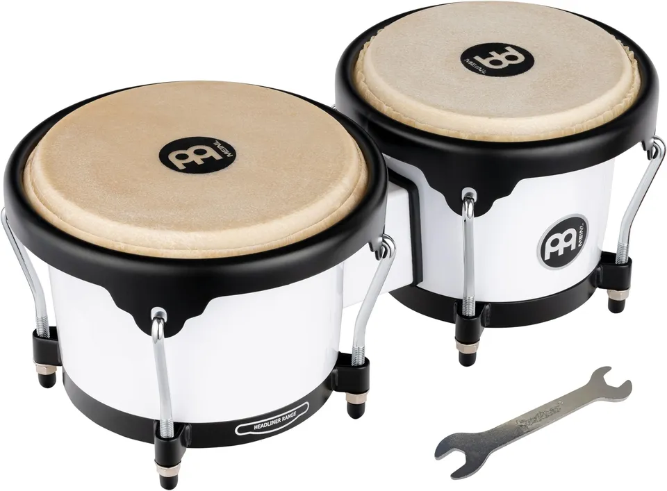 Meinl Journey HB50WH Bongos Weiß 6,5+7,5 Zoll