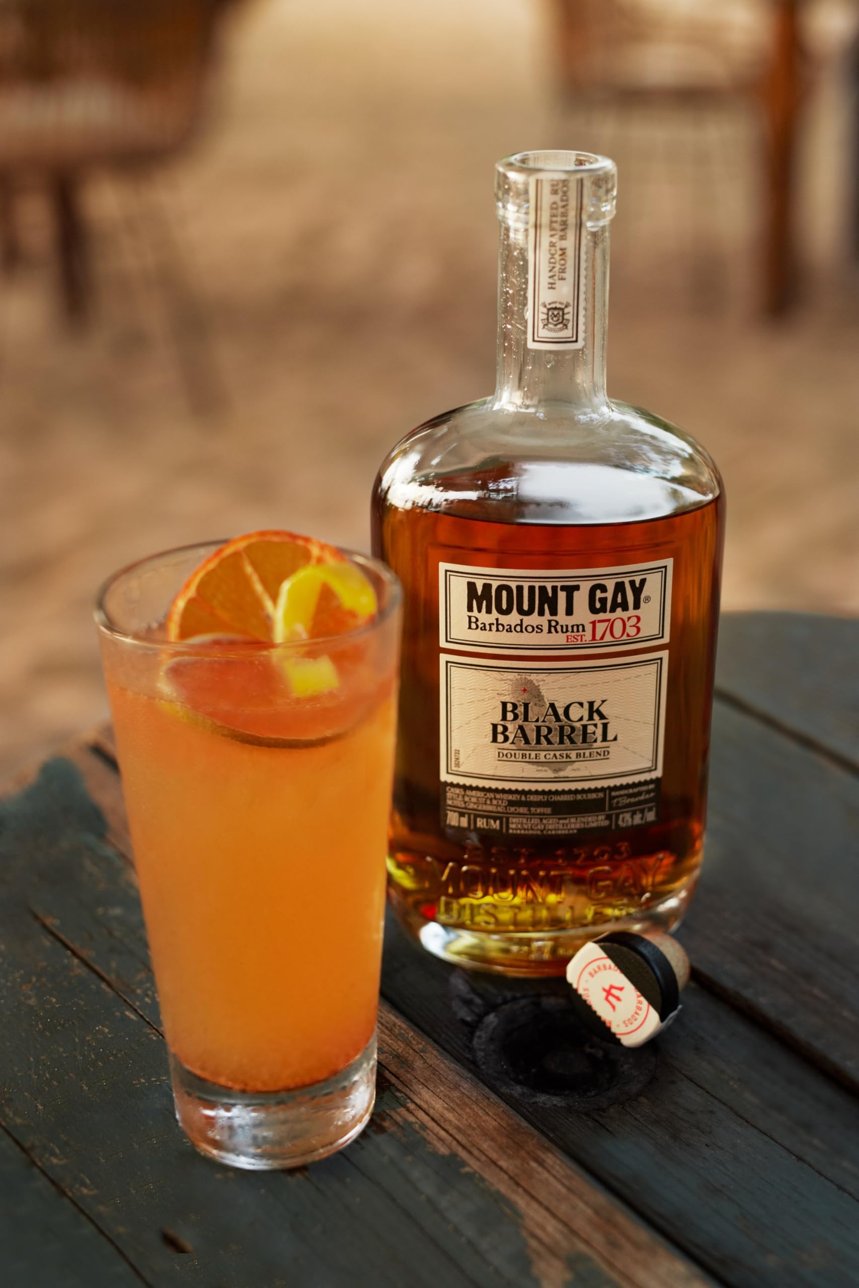 Mount Gay Black Barrel Rum 0,7l 43% Bourbon Finish