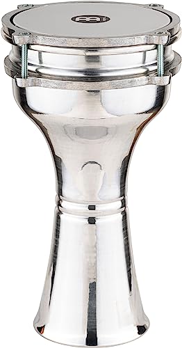 Meinl HE-101 Darbuka Aluminium Silber Kunststofffell
