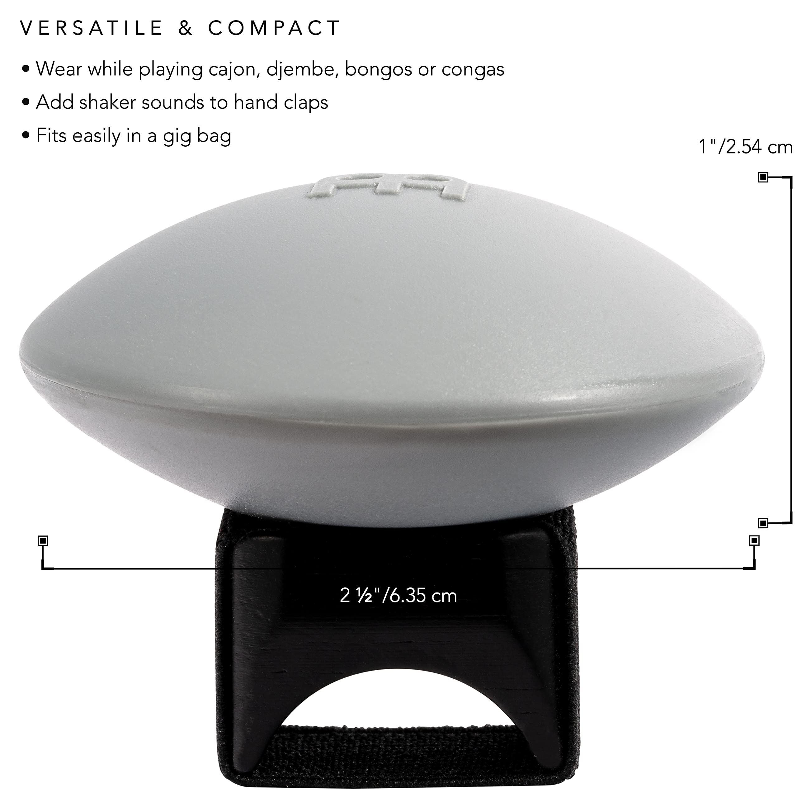 Meinl Cajons MS-GR Motion Shaker Grau Plastik Finger