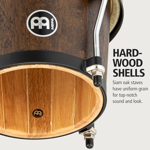 MEINL Bongos HB100VWB-M Headliner Holz Schwarz Büffelfell