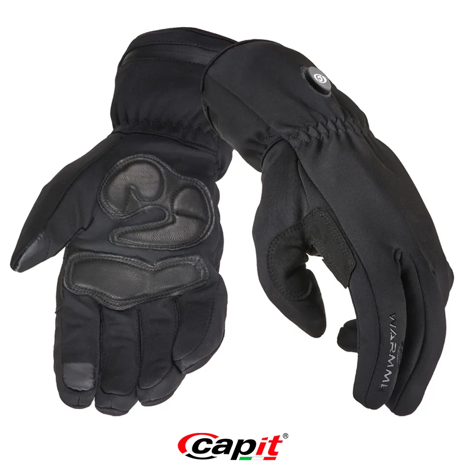 Capit Urban Heizhandschuhe Schwarz Leder Touch 2200mAh