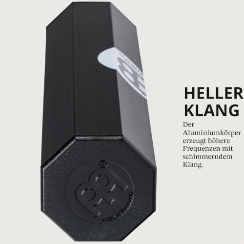 Meinl Hand Percussion SH88BK Shaker Aluminium Schwarz Medium