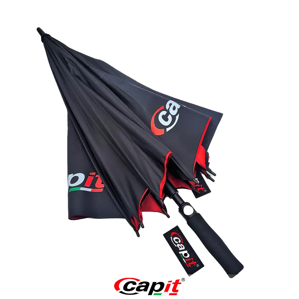 Capit Merchandising Griglia Regenschirm Automatik rot-schwarz