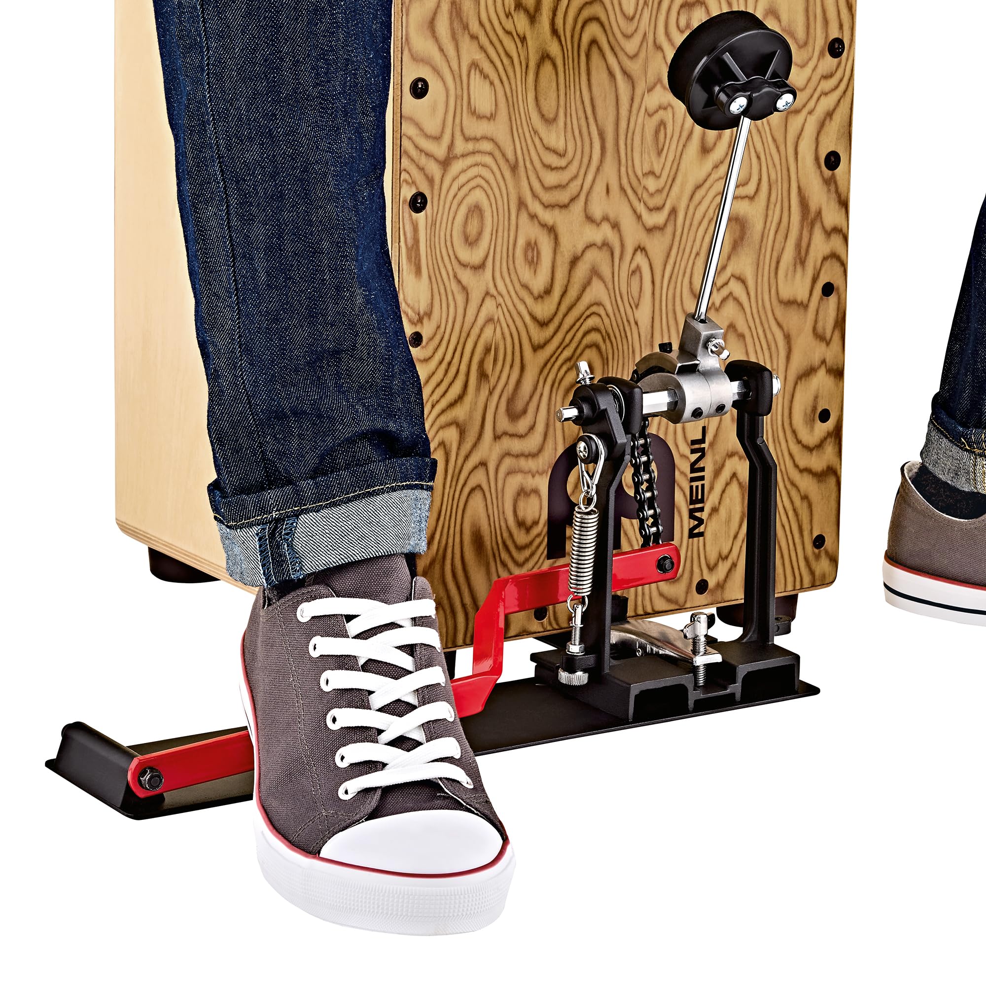 Meinl Foot Percussion TMSTCP-2 Cajon Fußpedal Schwarz Bass