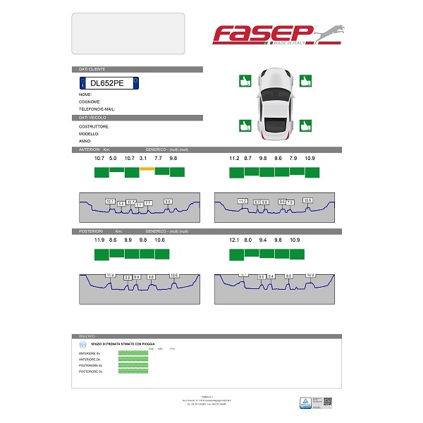 Fasep Sonstiges TP8000 F/PROFIL Reifenprüfgerät Laser
