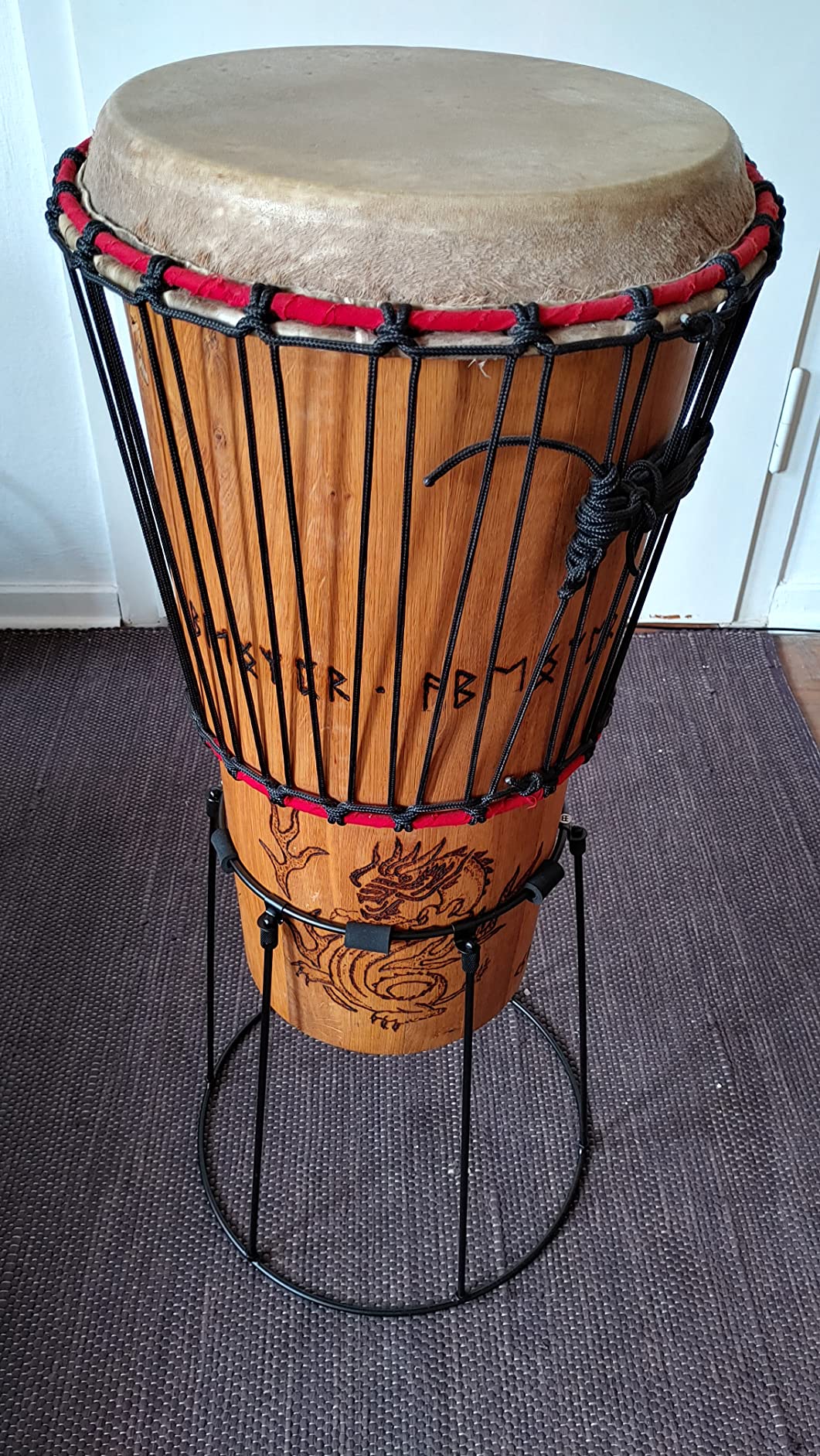 Meinl Hardware STDJST-BK Travel Djembe Ständer Schwarz Stahl
