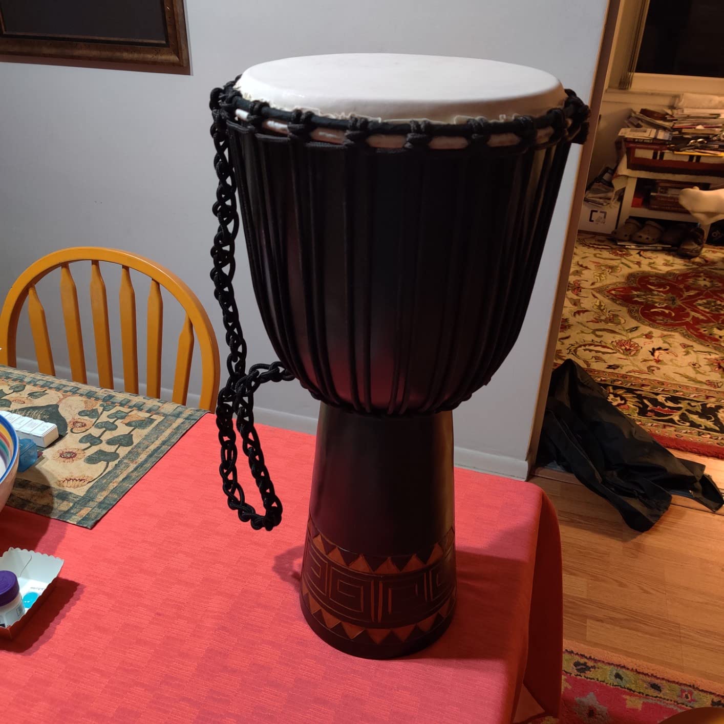 MEINL Percussion Bags MSTDJB Djembe Gig-Bag Schwarz Nylon
