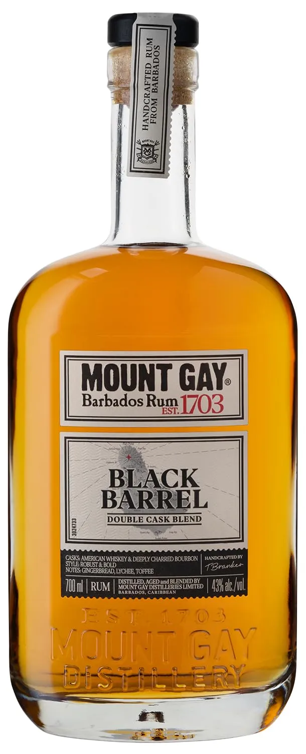 Mount Gay Black Barrel Rum 0,7l 43% Bourbon Finish