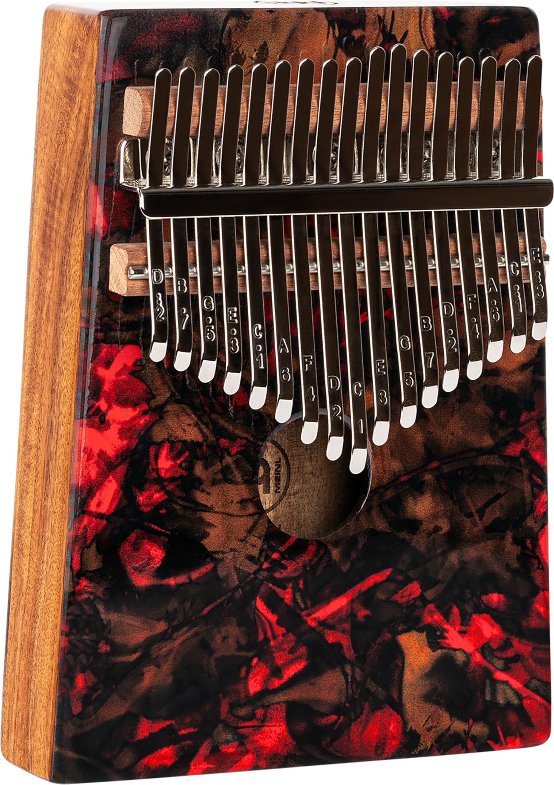 MEINL KA17LV Kalimba 17 Zungen C-Dur mehrfarbig