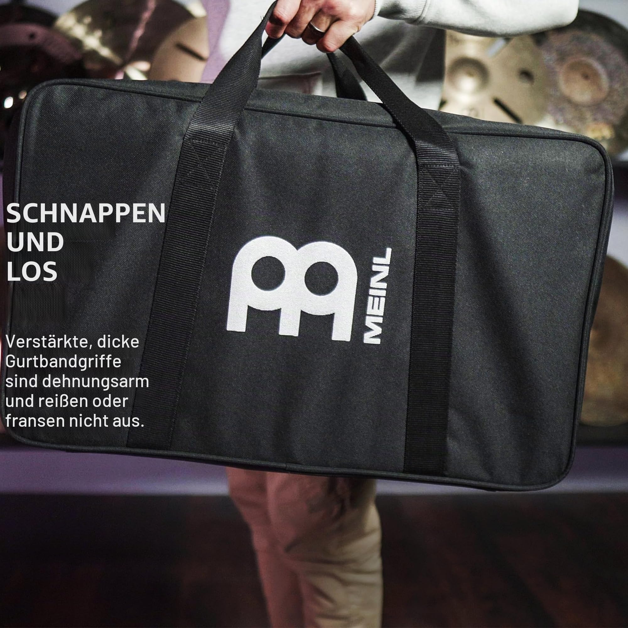 Meinl Bags MSTCJB Cajon Tasche Standard Nylon Schwarz