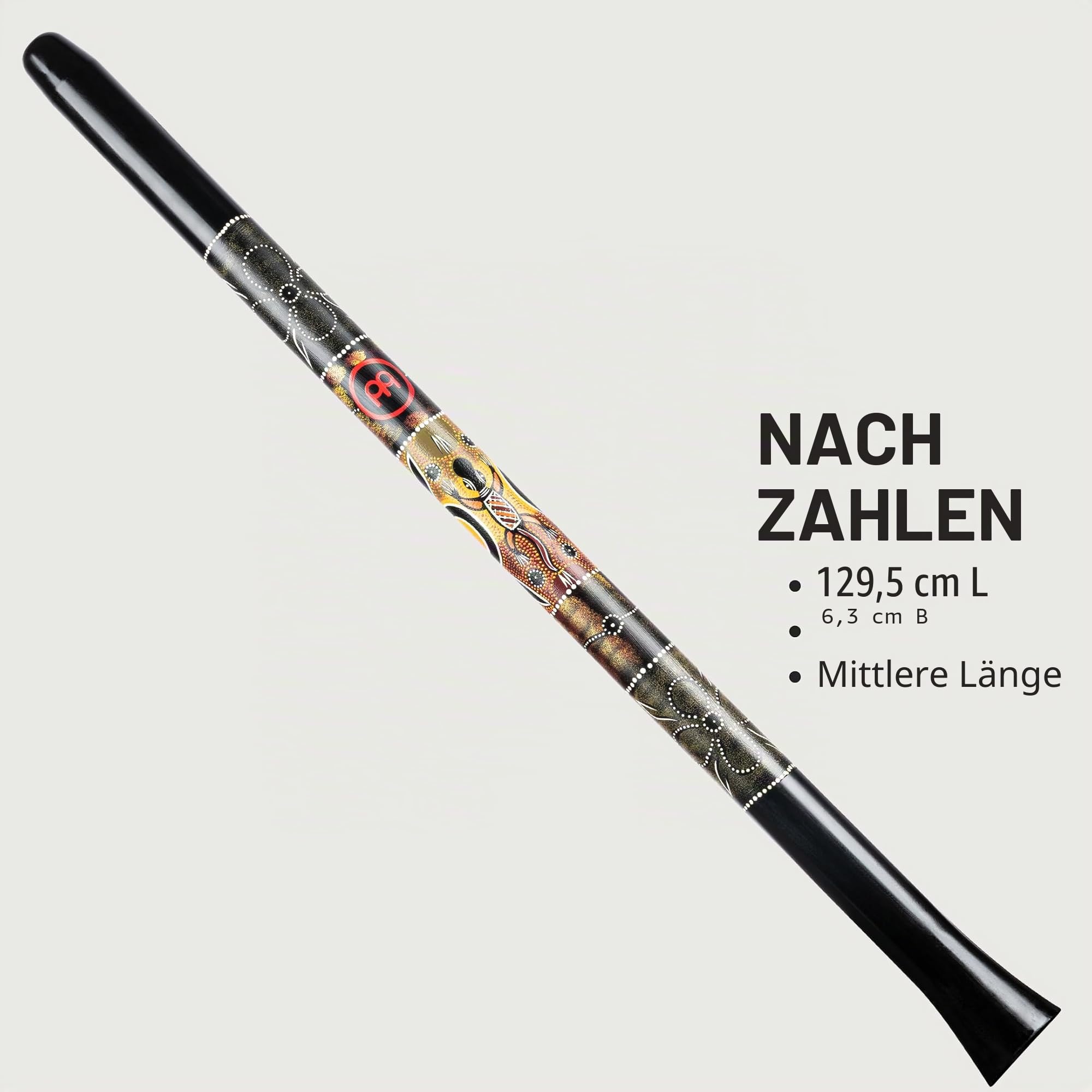 Meinl Didgeridoos SDDG1-BK Didgeridoo Schwarz 130 cm Stimmung D