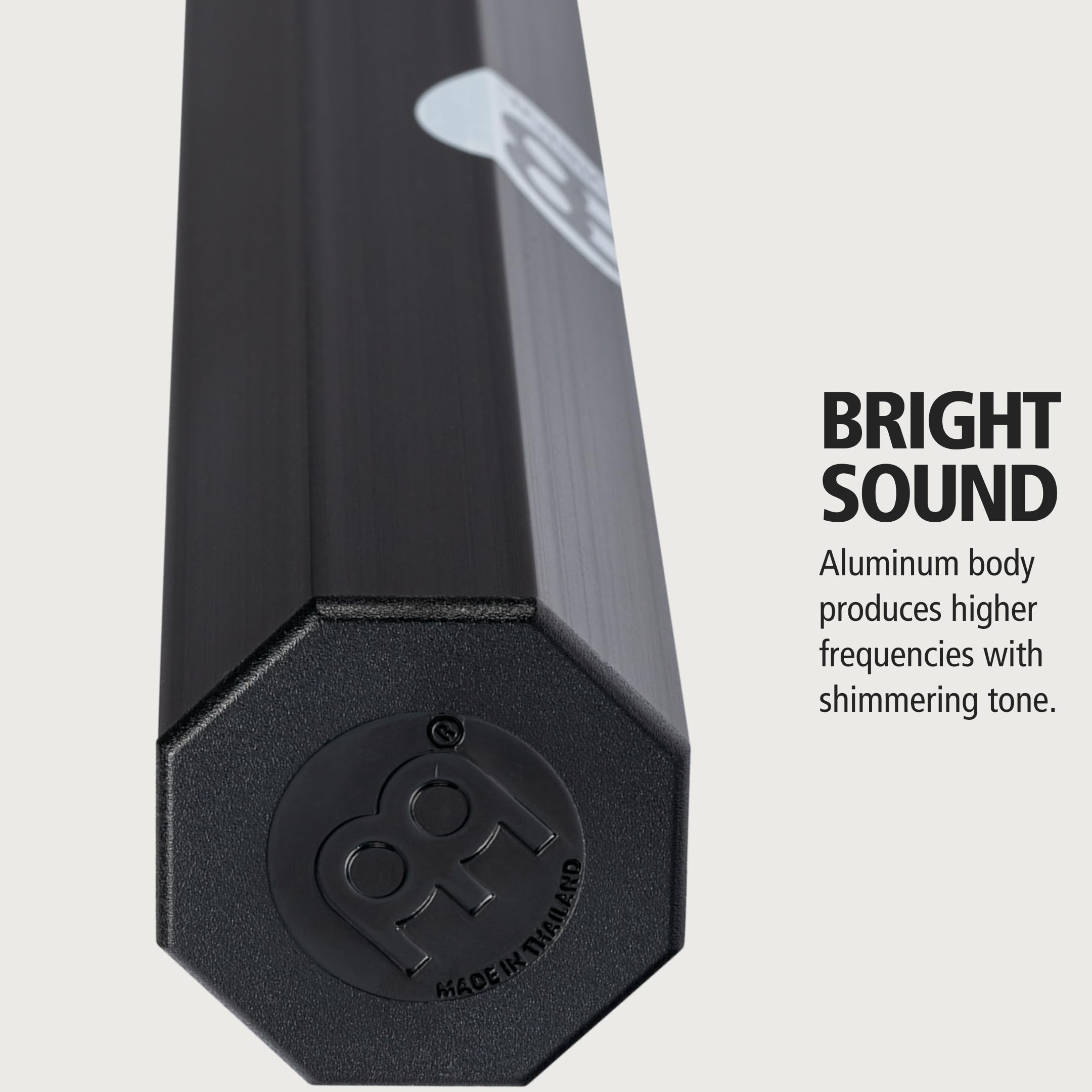 Meinl SH888BK Shaker Aluminium large schwarz achteckig