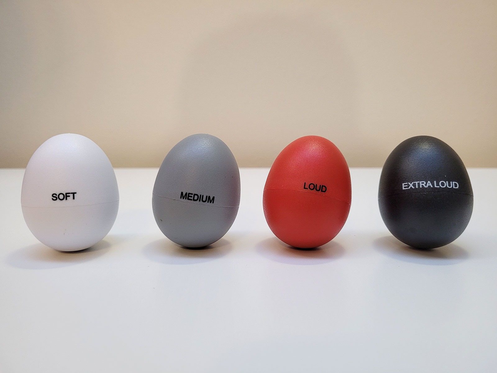Meinl ES-SET Egg Shaker Set 4 Stk. 4 Lautstärken
