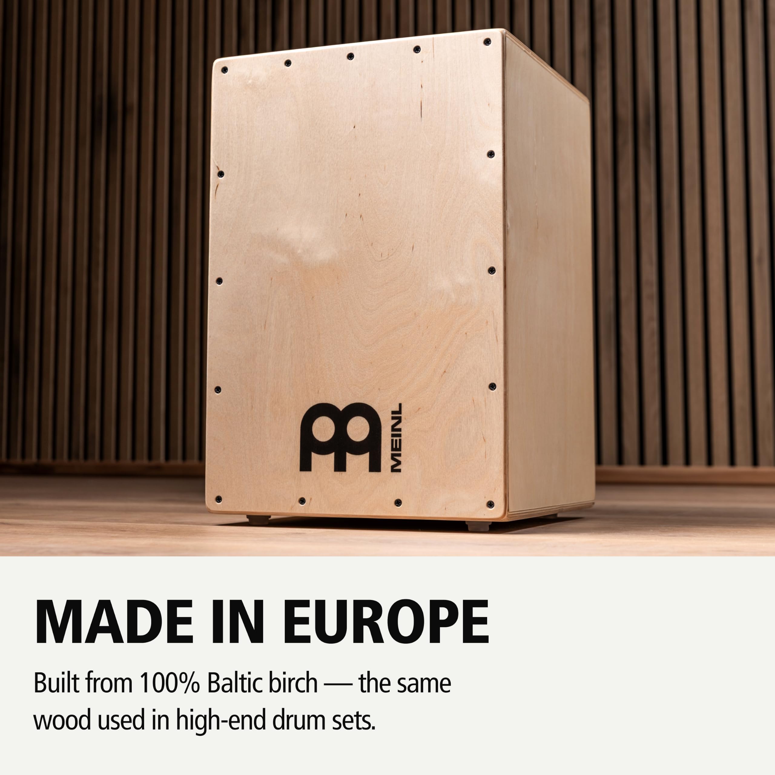 MEINL Cajons HCAJ100NT Headliner Cajon Birke Natur