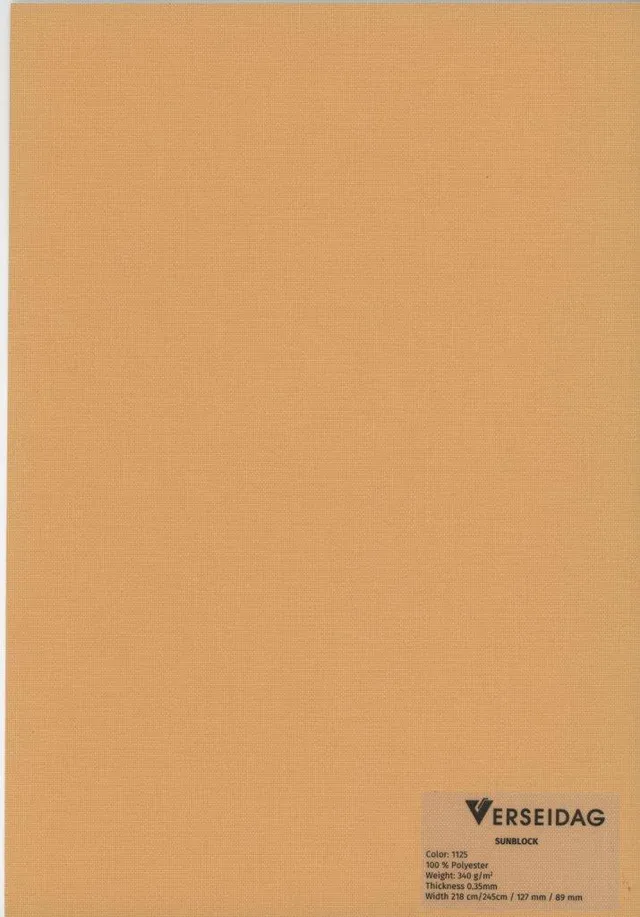 Sauleda Office Sunblock 1125 Sonnenschutzstoff Orange