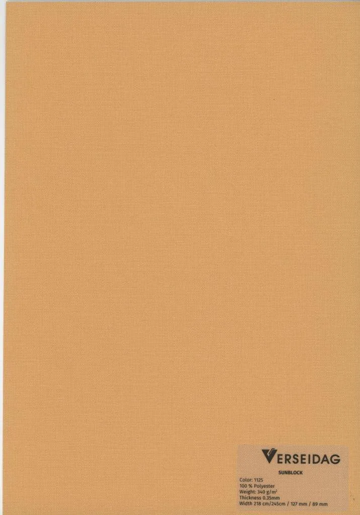 Sauleda Office Sunblock 1125 Sonnenschutzstoff Orange