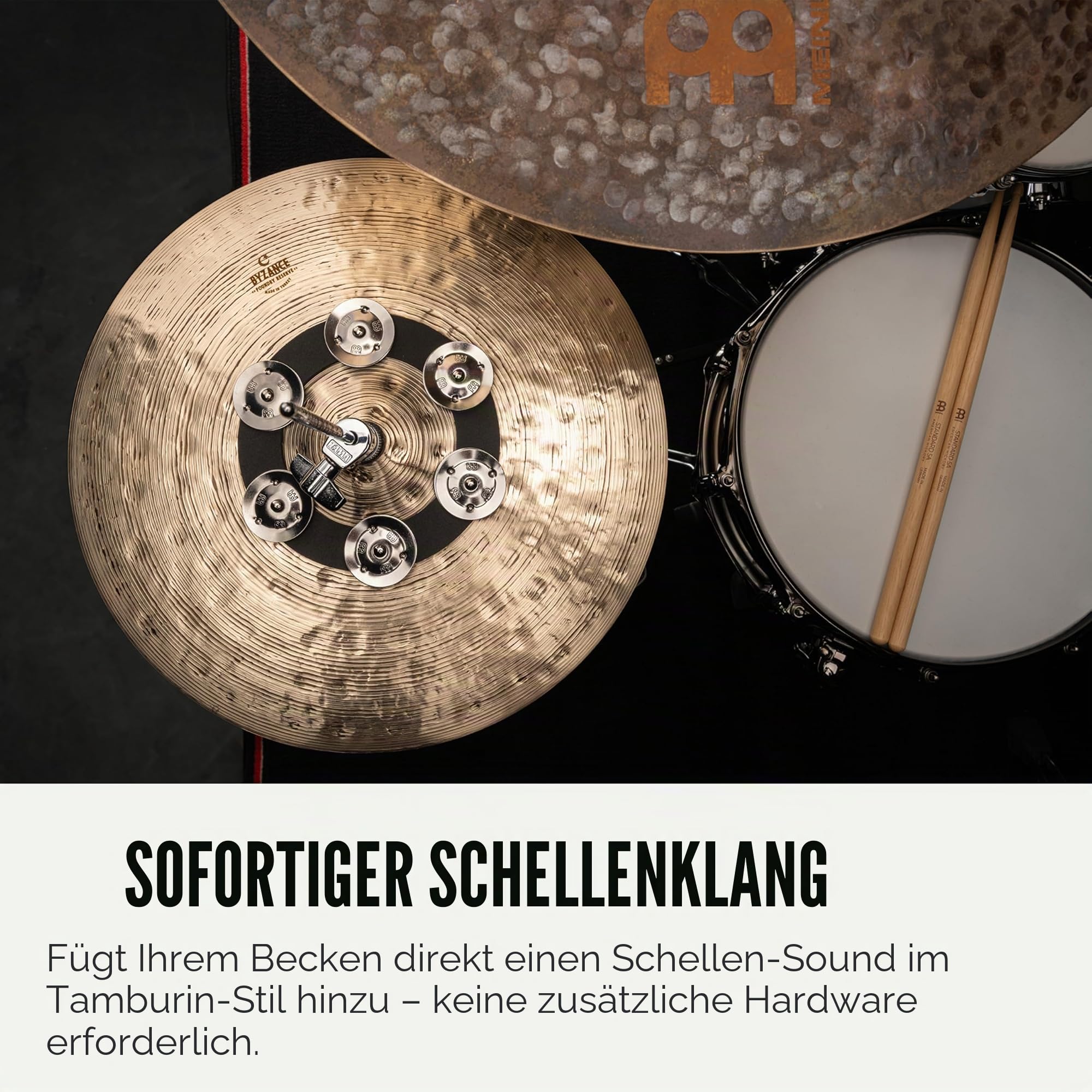 MEINL SCRING Soft Ching Ring Becken 6 Schellen