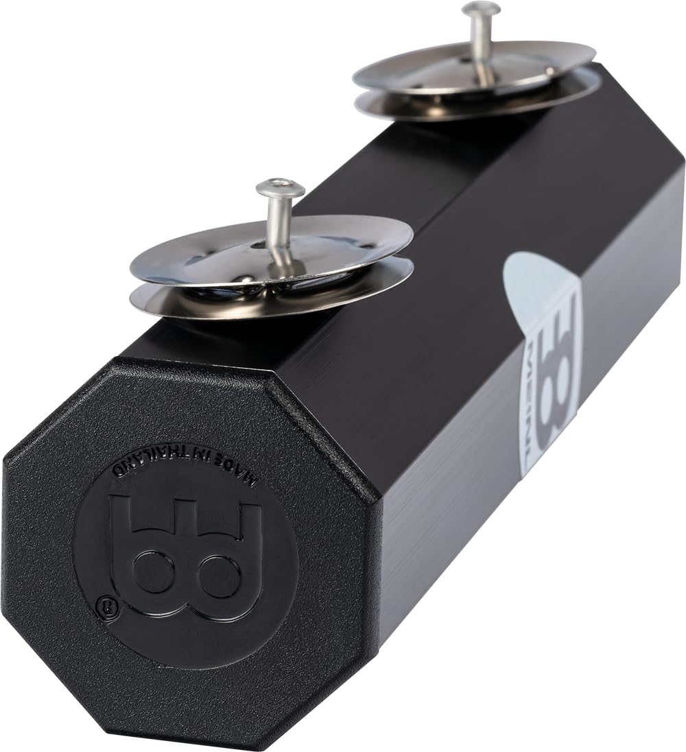 Meinl JS88BK Shaker Medium Aluminium Schwarz Achteckig