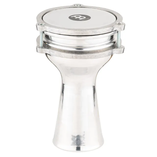 MEINL Percussion HE-050 Mini Darbuka Alu Silber Kunststofffell