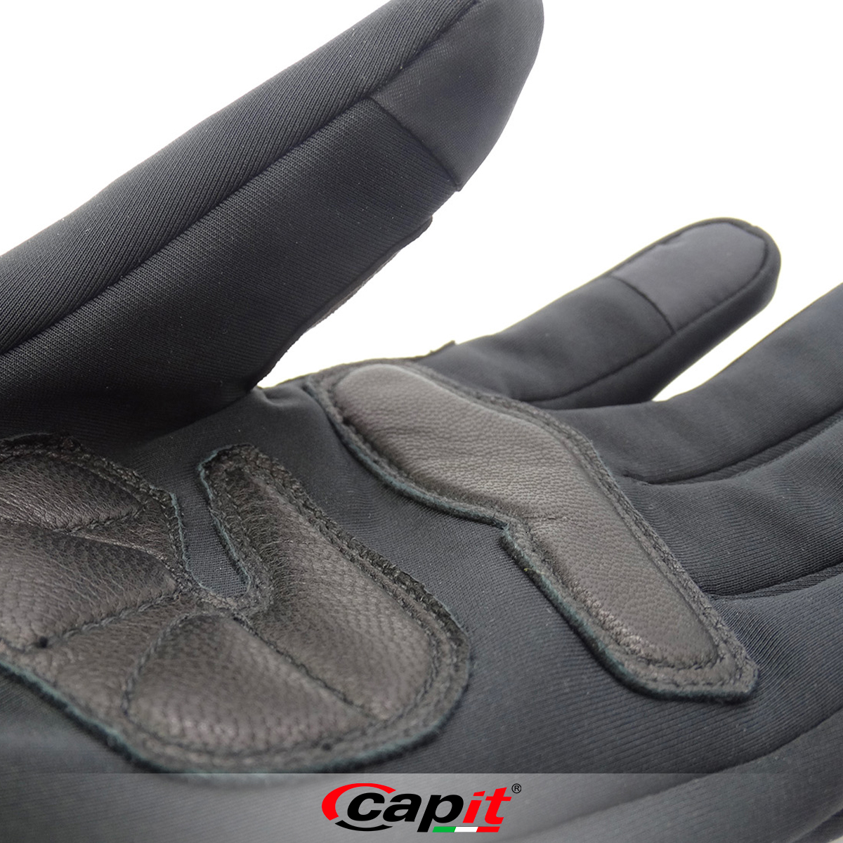 Capit Urban Heizhandschuhe Schwarz Leder Touch 2200mAh