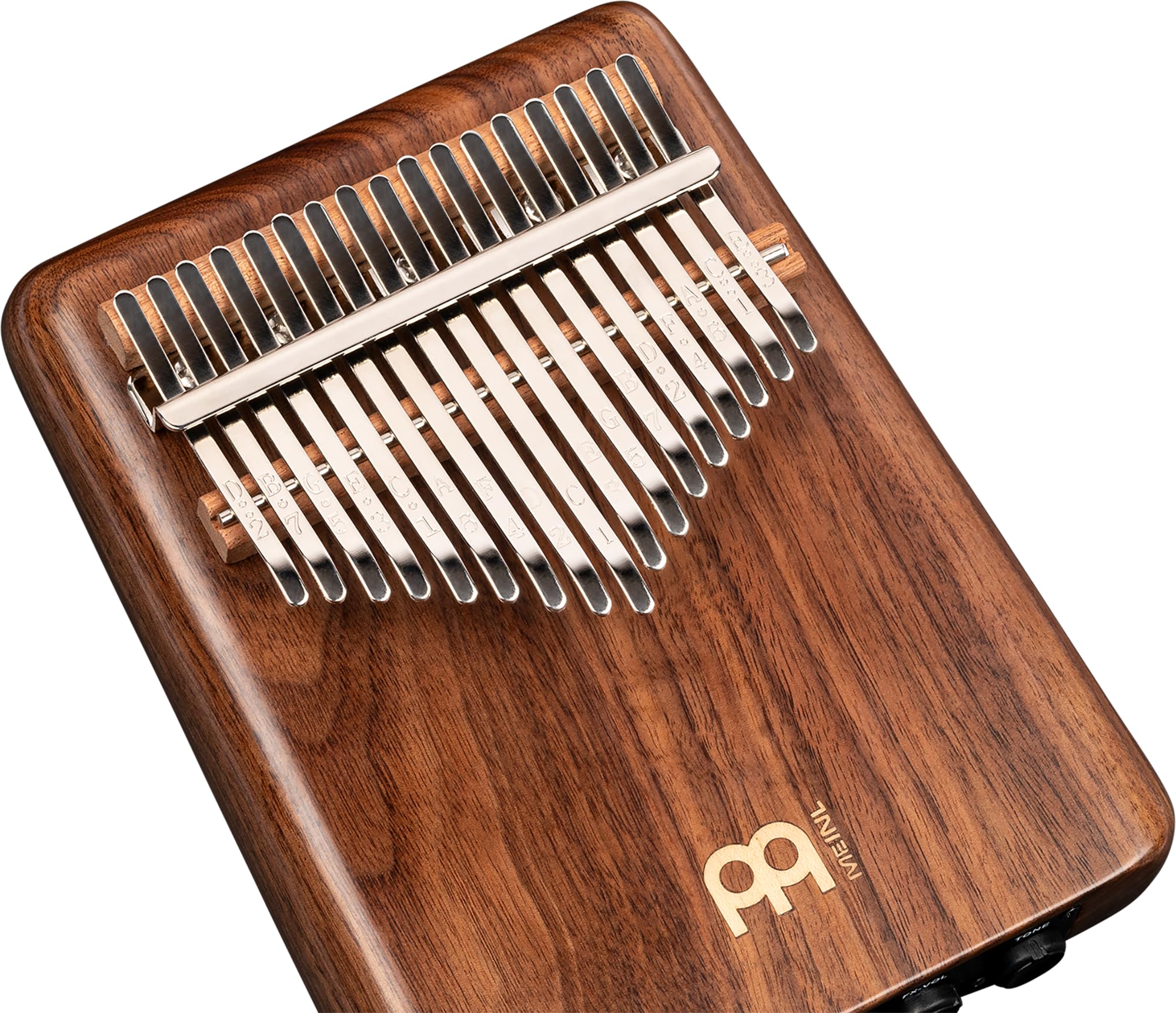 Meinl PKA17AW Kalimba Natur 17 Lamellen Pickup
