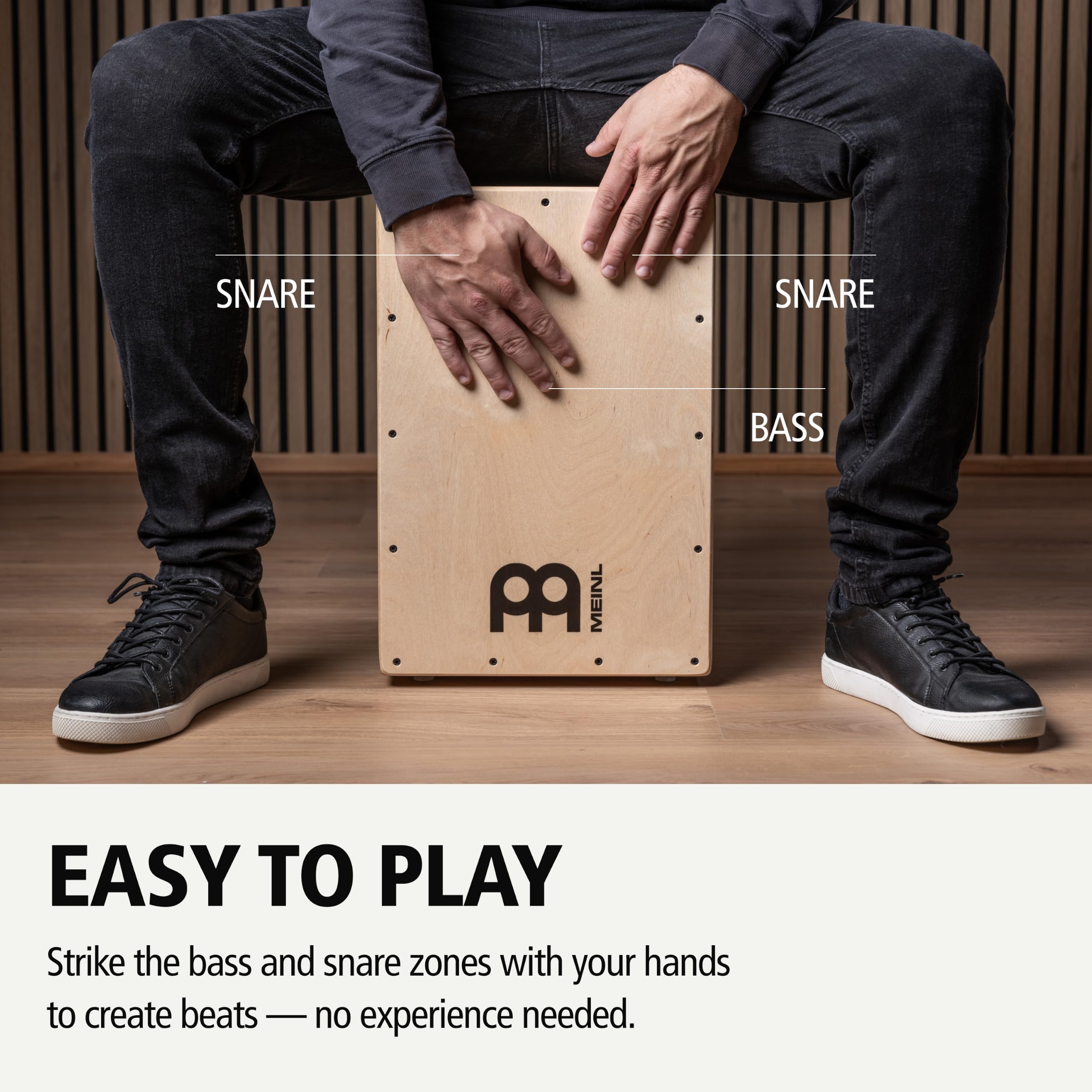 MEINL Cajons HCAJ100NT Headliner Cajon Birke Natur