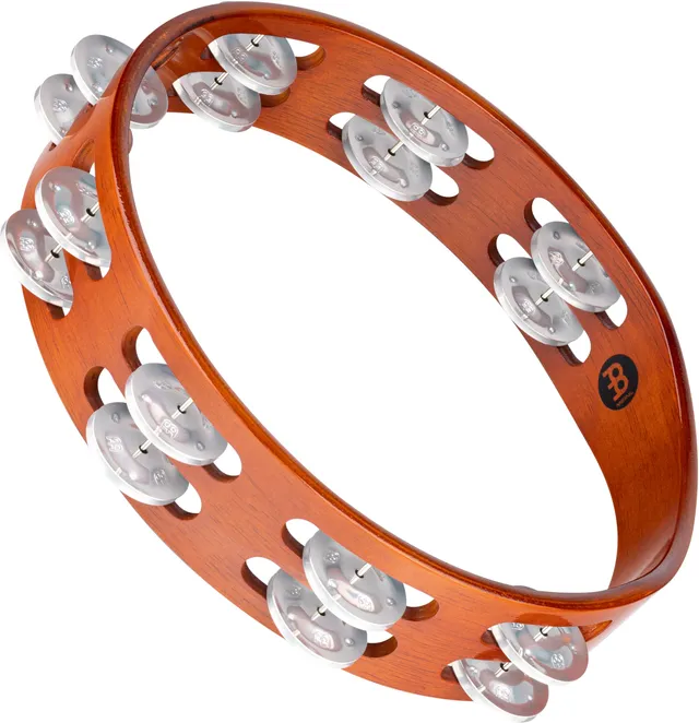 Meinl TA2A-AB Tamburin 10 Zoll Holz 2-reihig