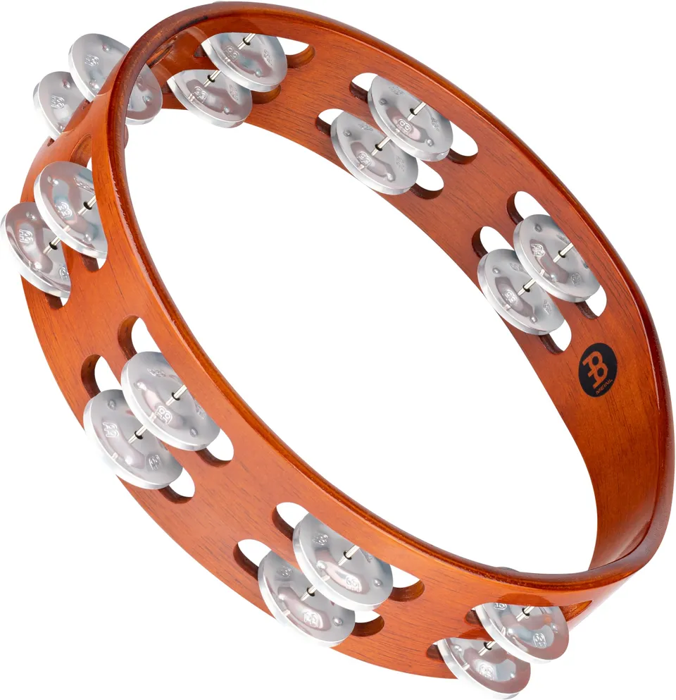 Meinl TA2A-AB Tamburin 10 Zoll Holz 2-reihig