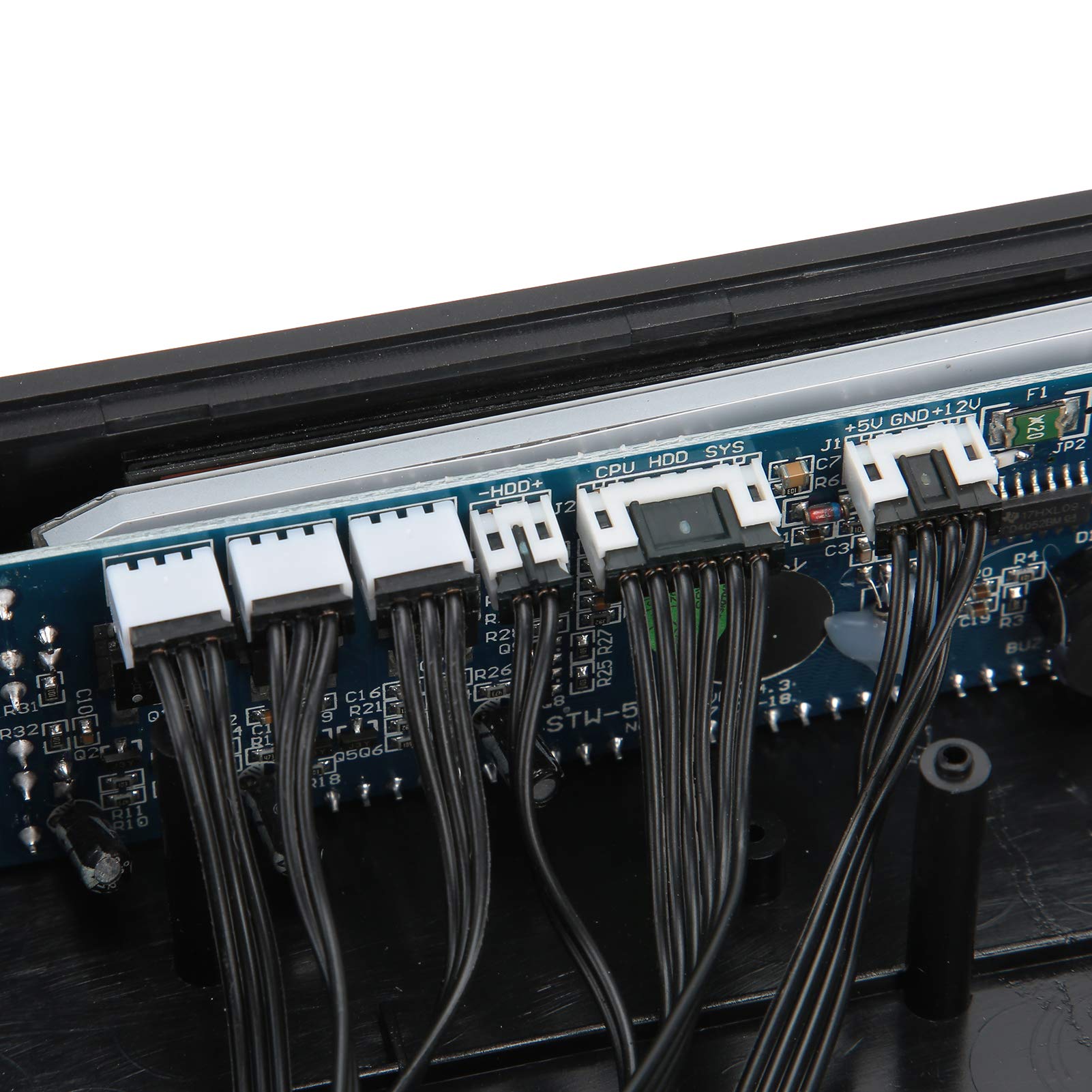 aklosipy STW5023 Lüftersteuerung 5,25 Zoll LCD-Panel