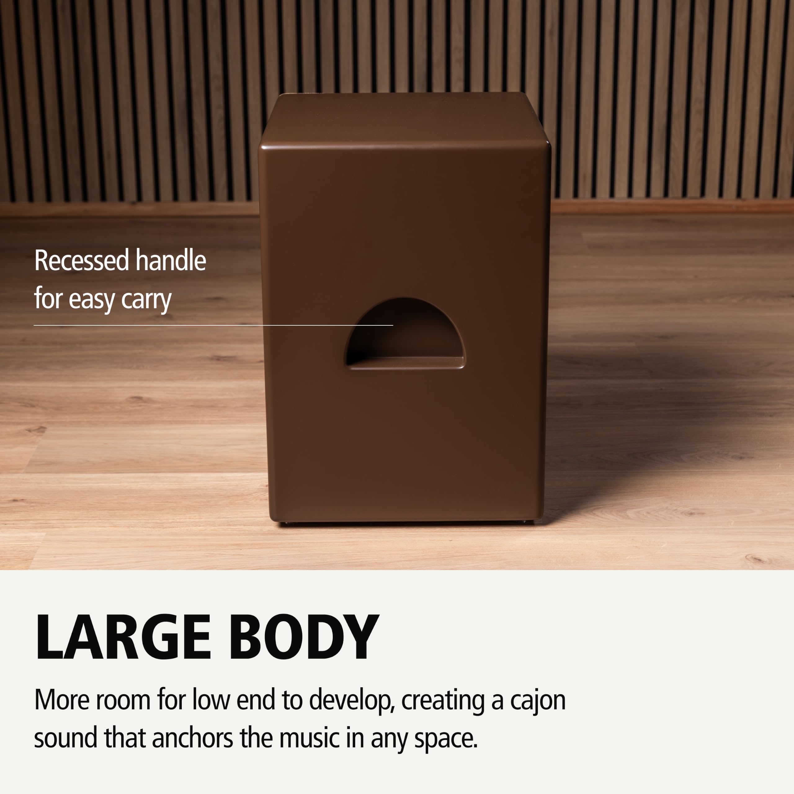 Meinl Subwoofer SUBCAJ5WN Cajon Walnuss Bassreflex
